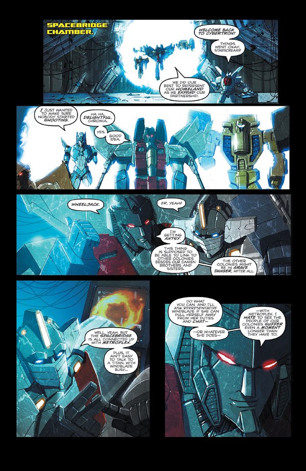 Transformers Combiner Wars 4 Comic Book Full Preview    SPACEBRIDGE Reaches Across The Stars  (6 of 6)